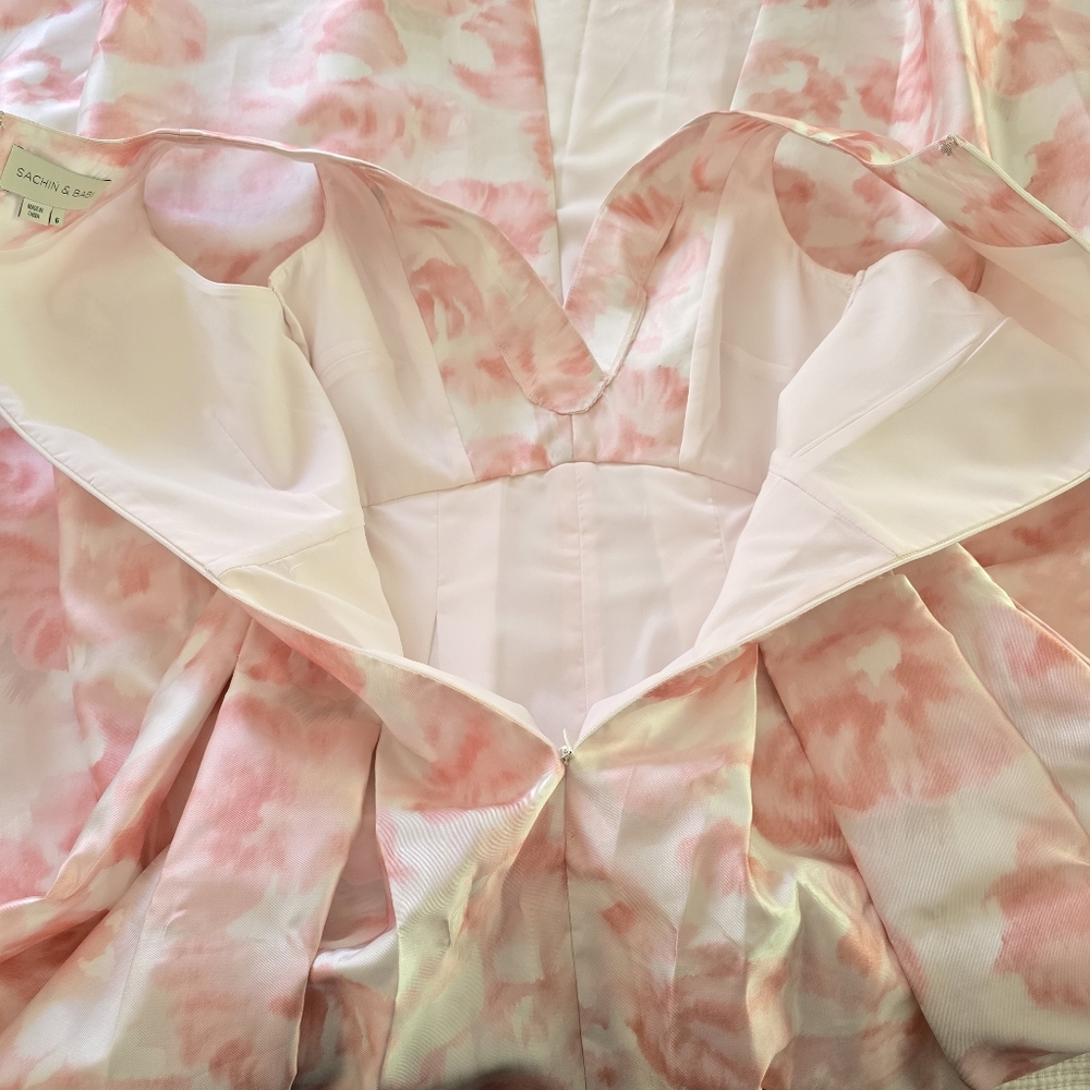 Sachin & Babi Brooke Gown Dress Size 6 Pink - Picture 7 of 17